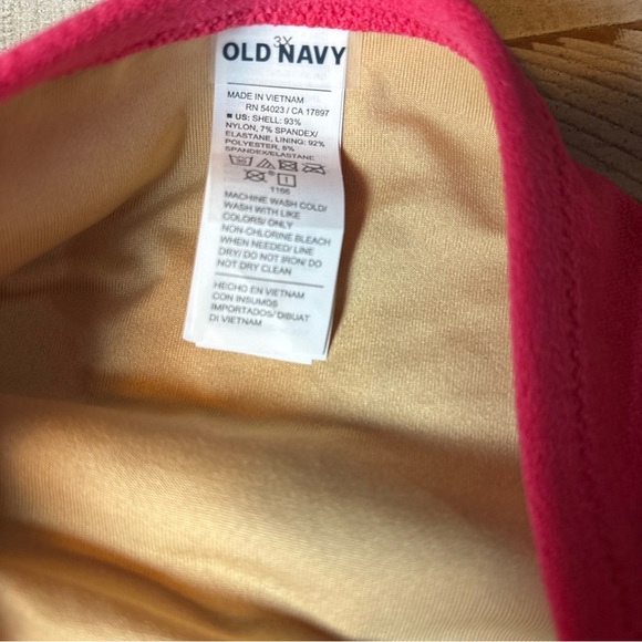 Old Navy Women’s Low-Rise Terry Classic Bikini Swim Bottoms Pink Size 3X - Picture 4 of 13